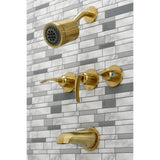 Centurion Triple-Handle Tub and Shower Faucet