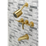 Centurion Triple-Handle Tub and Shower Faucet