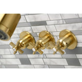 Millennium Triple-Handle Tub and Shower Faucet