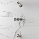 Verona Triple-Handle Tub and Shower Faucet