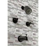 NuvoFusion Double-Handle Tub and Shower Faucet