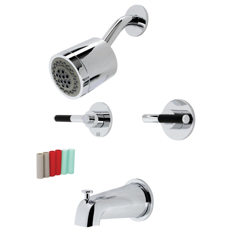 Kaiser Double-Handle Tub and Shower Faucet