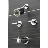 Manhattan Double-Handle Tub and Shower Faucet