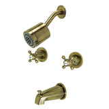 Metropolitan Double-Handle Tub and Shower Faucet