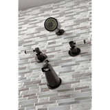 Paris Double-Handle Tub and Shower Faucet