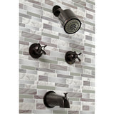 Millennium Double-Handle Tub and Shower Faucet