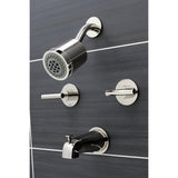 Manhattan Double-Handle Tub and Shower Faucet