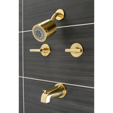 Manhattan Double-Handle Tub and Shower Faucet