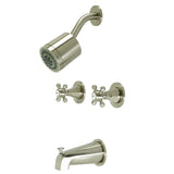 Metropolitan Double-Handle Tub and Shower Faucet