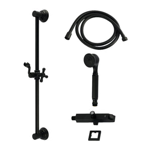 Made to Match Shower System with Slide/Grab Bar and Hand Shower