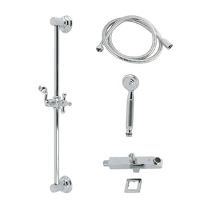 Made to Match Shower System with Slide/Grab Bar and Hand Shower
