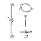 Made to Match Shower System with Slide/Grab Bar and Hand Shower