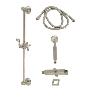 Made to Match Shower System with Slide/Grab Bar and Hand Shower