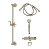Made to Match Shower System with Slide/Grab Bar and Hand Shower