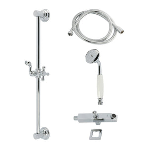 Made to Match Shower System with Slide/Grab Bar and Hand Shower