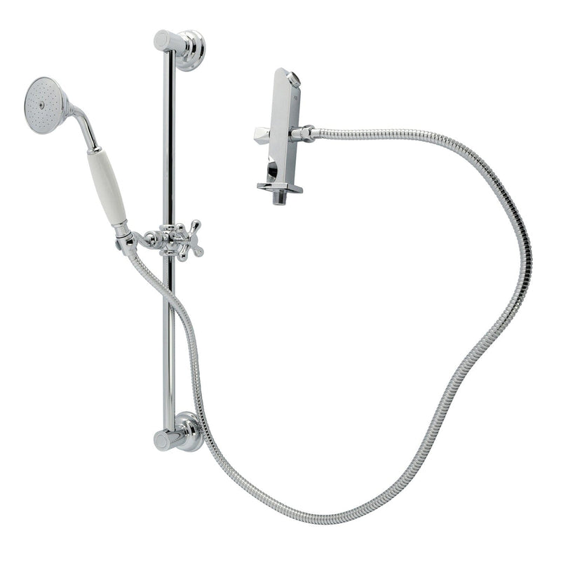 Made to Match Shower System with Slide/Grab Bar and Hand Shower