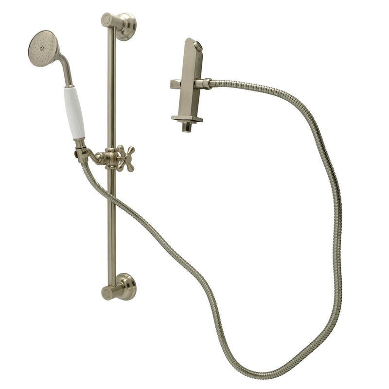 Made to Match Shower System with Slide/Grab Bar and Hand Shower