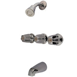 Generic Triple-Handle Tub and Shower Faucet