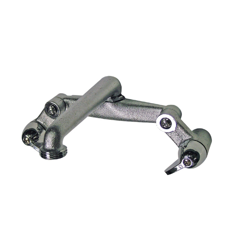 Double-Handle 2-Hole Wall Mount Laundry Faucet