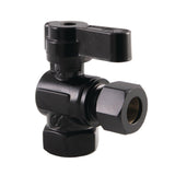 3/8-Inch FIP x 3/8-Inch O.D. Comp Quarter-Turn Angle Shut-Off Valve