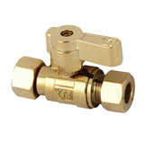 3/8-Inch Swivel x 3/8-Inch O.D. Comp Straight Shut-Off Valve