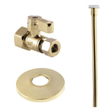 Trimscape Toilet Supply Kit, 1/2" FIP x 3/8" OD Comp Straight Valve