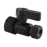 1/2-Inch FIP x 3/8-Inch O.D. Comp Quarter-Turn Straight Shut-Off Valve