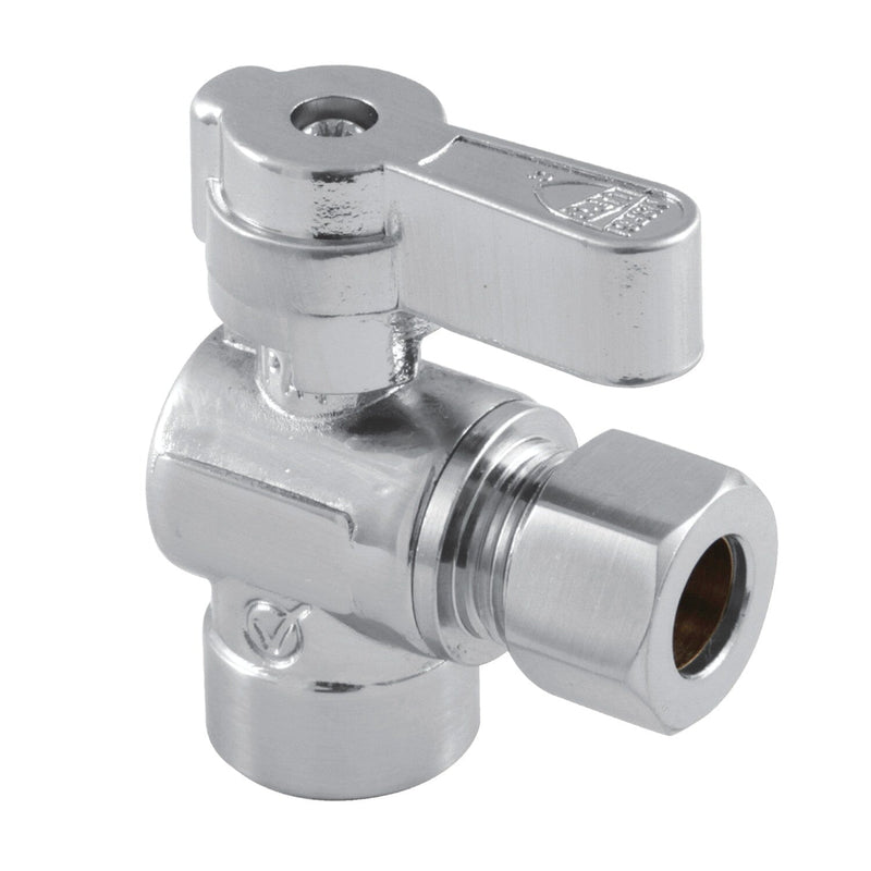 Baseline 1/2-Inch Sweat x 3/8-Inch O.D. Comp Angle Shut-Off Valve