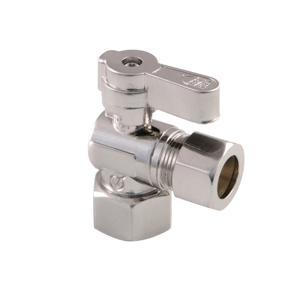 1/2-Inch FIP x 1/2-Inch OD Compression Quarter-Turn Angle Stop Valve