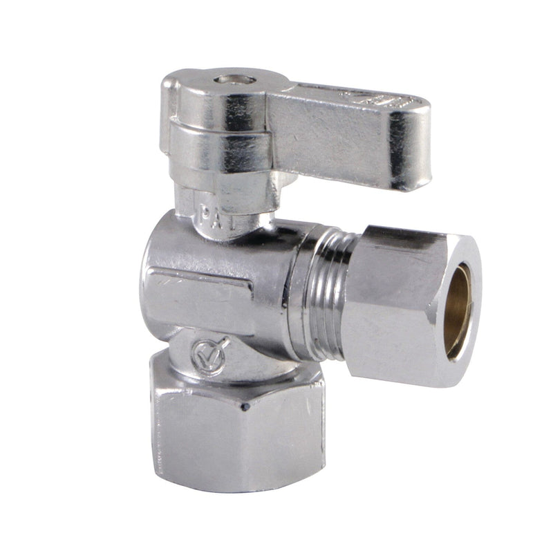 1/2-Inch FIP x 1/2-Inch O.D. Comp Quarter-Turn Angle Shut-Off Valve