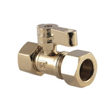 1/2-Inch FIP x 5/8-Inch O.D. Comp Quarter-Turn Straight Shut-Off Valve
