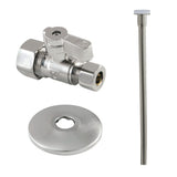 Trimscape Toilet Supply Kit, 5/8" OD x 3/8" OD Comp Straight Valve