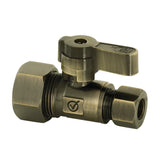 Baseline 5/8-Inch O.D. Comp x 3/8-Inch O.D. Comp Quarter-Turn Straight Shut-Off Valve
