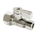 Baseline 5/8-Inch O.D. Comp x 3/8-Inch O.D. Comp Quarter-Turn Straight Shut-Off Valve