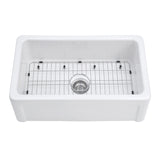 Traditional 30-Inch Fireclay Farmhouse Kitchen Sink