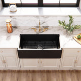 Kaolin 33-Inch Fireclay Farmhouse Kitchen Sink