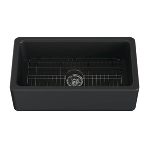 Kaolin 33-Inch Fireclay Farmhouse Kitchen Sink