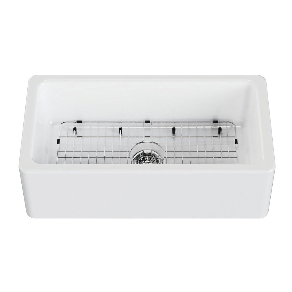 Traditional 33-Inch Fireclay Farmhouse Kitchen Sink
