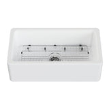 Traditional 33-Inch Fireclay Farmhouse Kitchen Sink