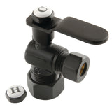 Whitaker 5/8-Inch O.D. Comp x 3/8-Inch O.D. Comp Quarter-Turn Angle Shut-Off Valve