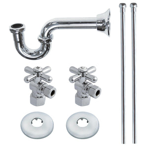 Trimscape Traditional Plumbing Supply Kit Combo with P-Trap