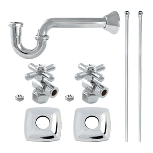 Gehry Modern Plumbing Sink Trim Kit with P-Trap