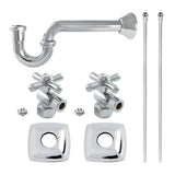 Gehry Modern Plumbing Sink Trim Kit with P-Trap