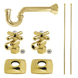 Gehry Modern Plumbing Sink Trim Kit with P-Trap