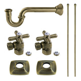 Gehry Modern Plumbing Sink Trim Kit with P-Trap