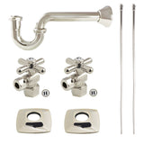 Gehry Modern Plumbing Sink Trim Kit with P-Trap