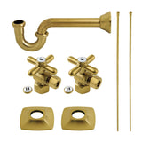 Gehry Modern Plumbing Sink Trim Kit with P-Trap