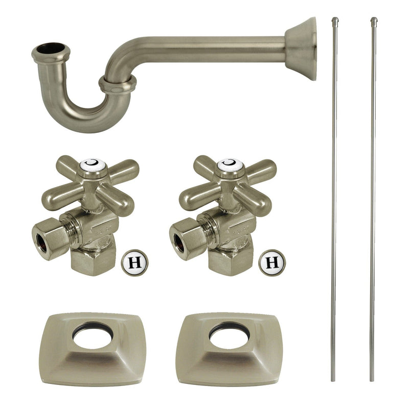 Gehry Modern Plumbing Sink Trim Kit with P-Trap