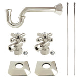 Trapeze Modern Plumbing Sink Trim Kit with P-Trap