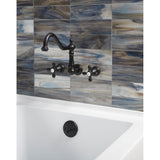 Heritage Two-Handle 3-Hole Wall Mount Roman Tub Faucet